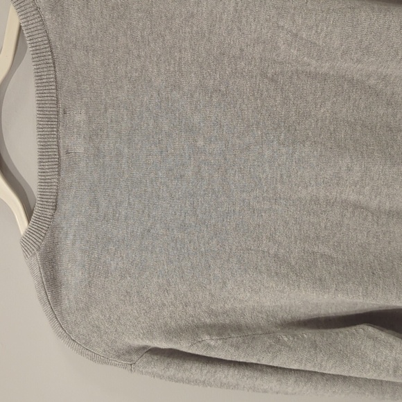 J Crew Men's Cotton Crewneck Sweater Gray size Large 100% Cotton - Picture 8 of 11